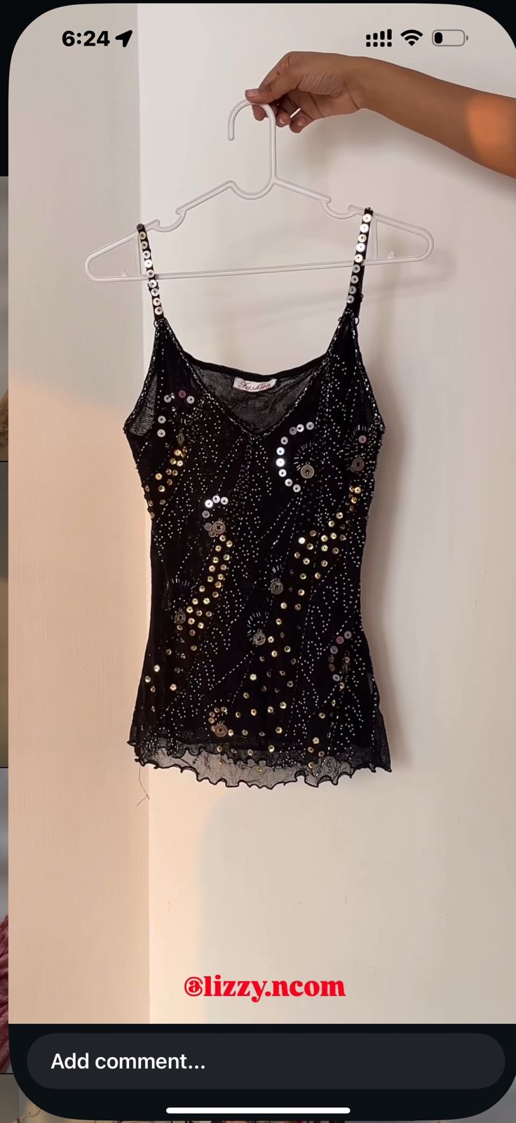 black chatpate top
